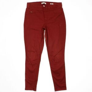 Nine West Pants Womens Size 8 Sienna Red Heidi Pull On Skinny Measures 31 x 28